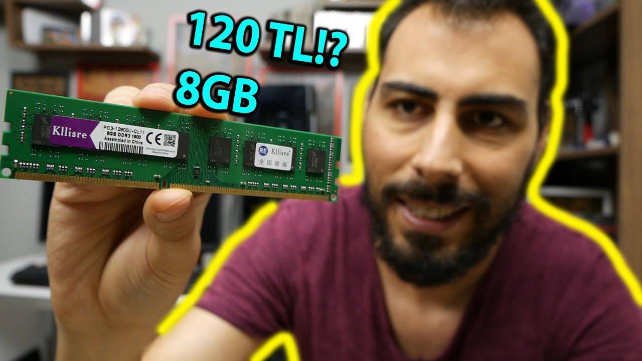 120 TL 8 GB BELLEK! Çin'den Ucuza Bilgisayar Parçası Aldım