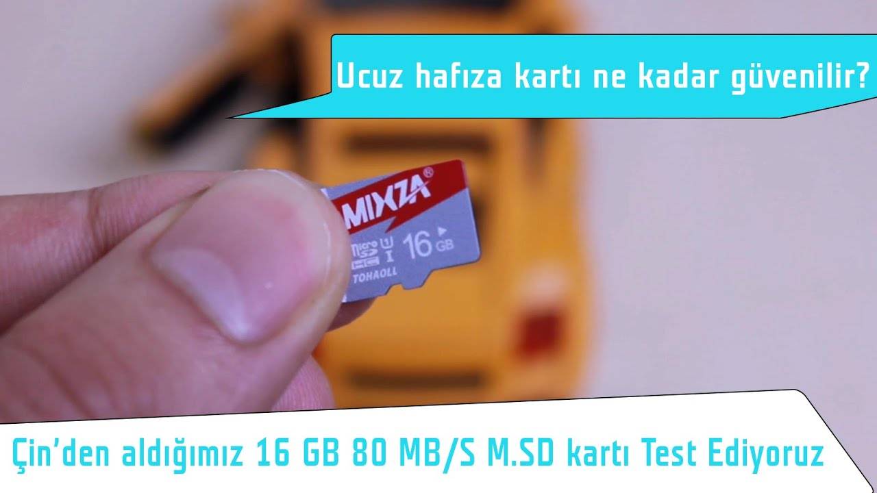 Çin'den ucuz hafıza kartı Mixza 80 Mb/s Testi ''Ne Kadar Güvenilir?''