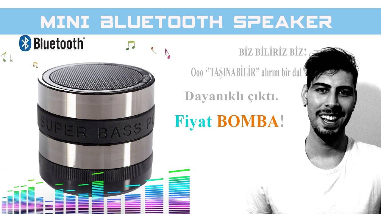 Dünyanın En Ucuz ve En İyi Taşınabilir Hoparlörü Mini Bluetooth Speaker İnceleme