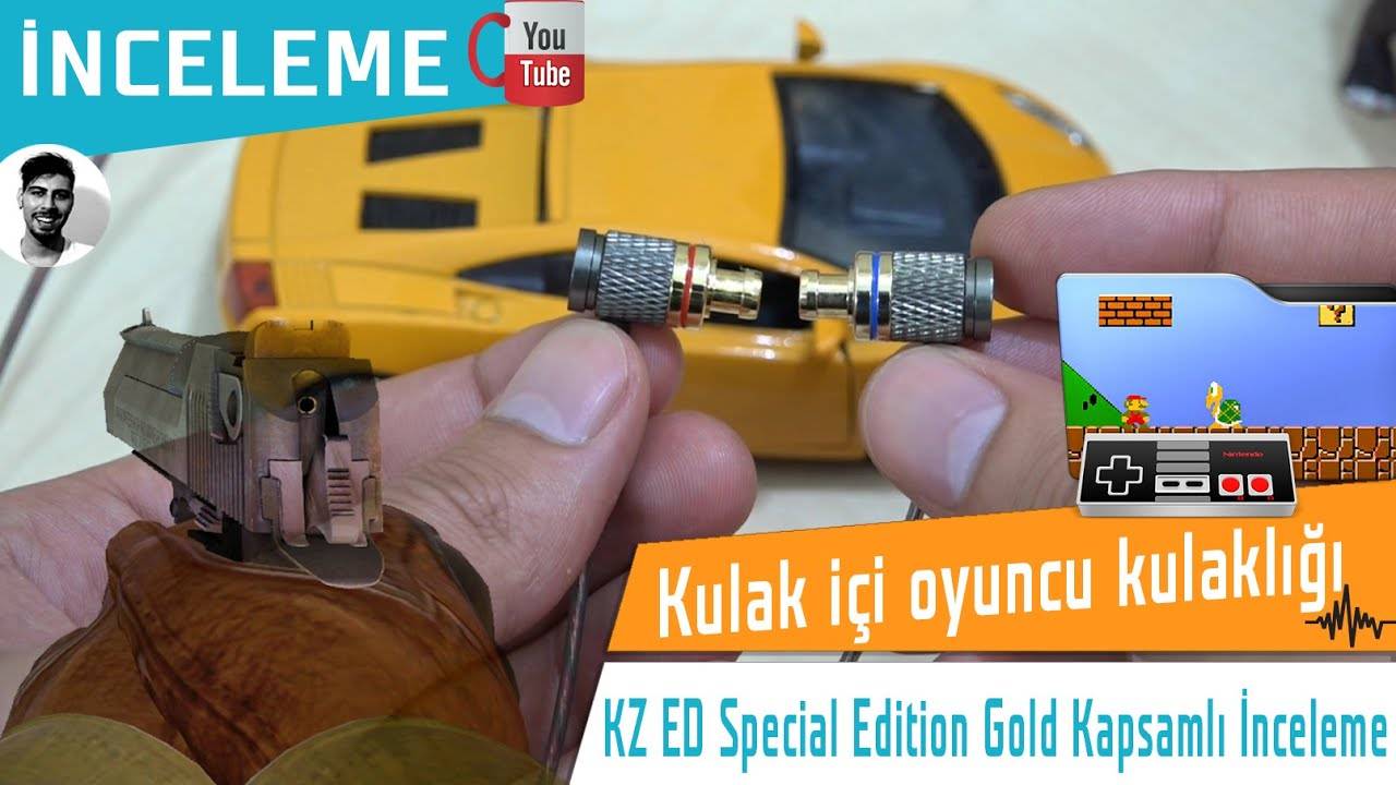 Kulak içi Oyuncu kulaklığı KZ ED Special Edition Gold İnceleme - Ucuz ve kaliteli
