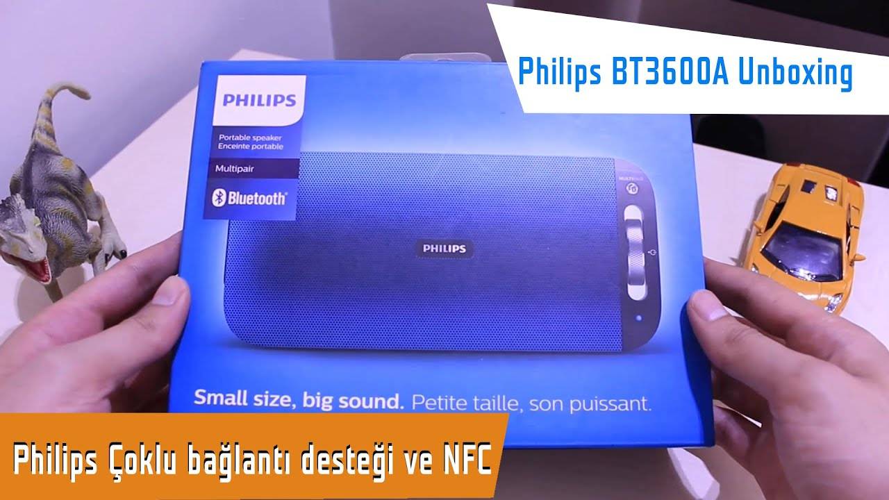 Philips Taşınabilir Hoparlör BT3600A Kutusundan Çıkıyor - Unboxing