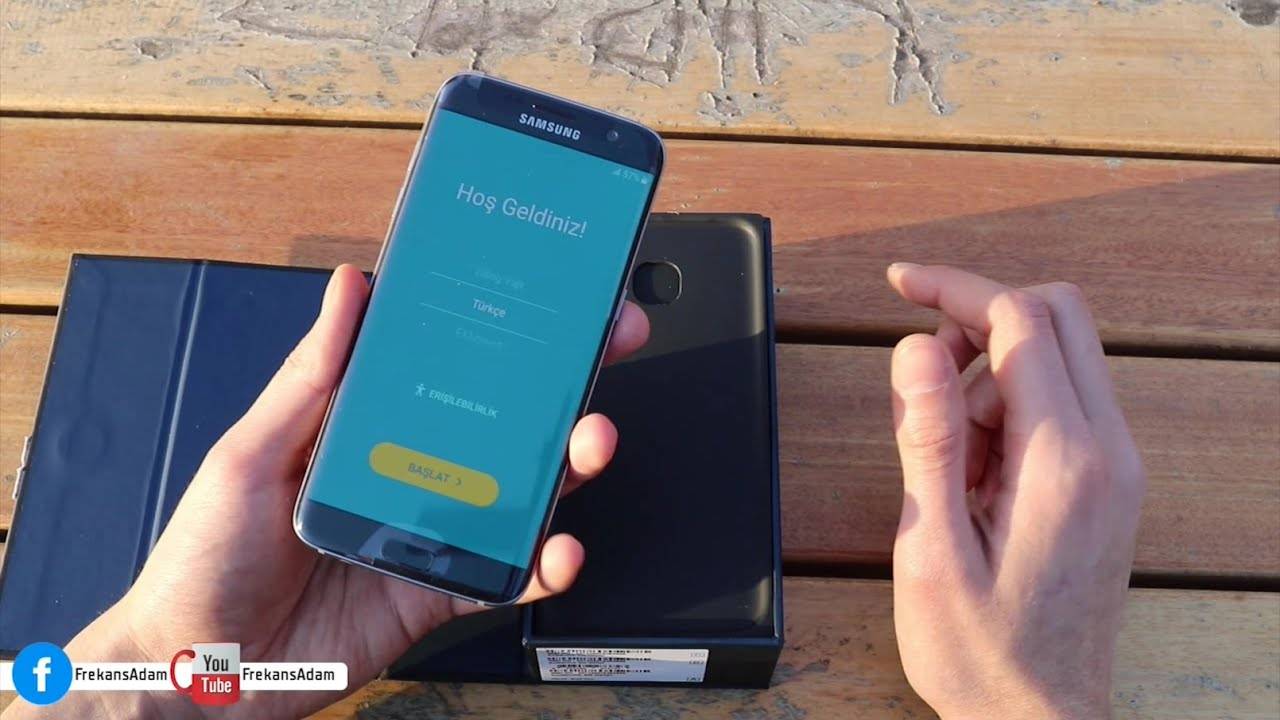 Samsung Galaxy S7 edge İnanılmaz Tasarımı ile Kutusundan Çıkıyor ''Unboxing''