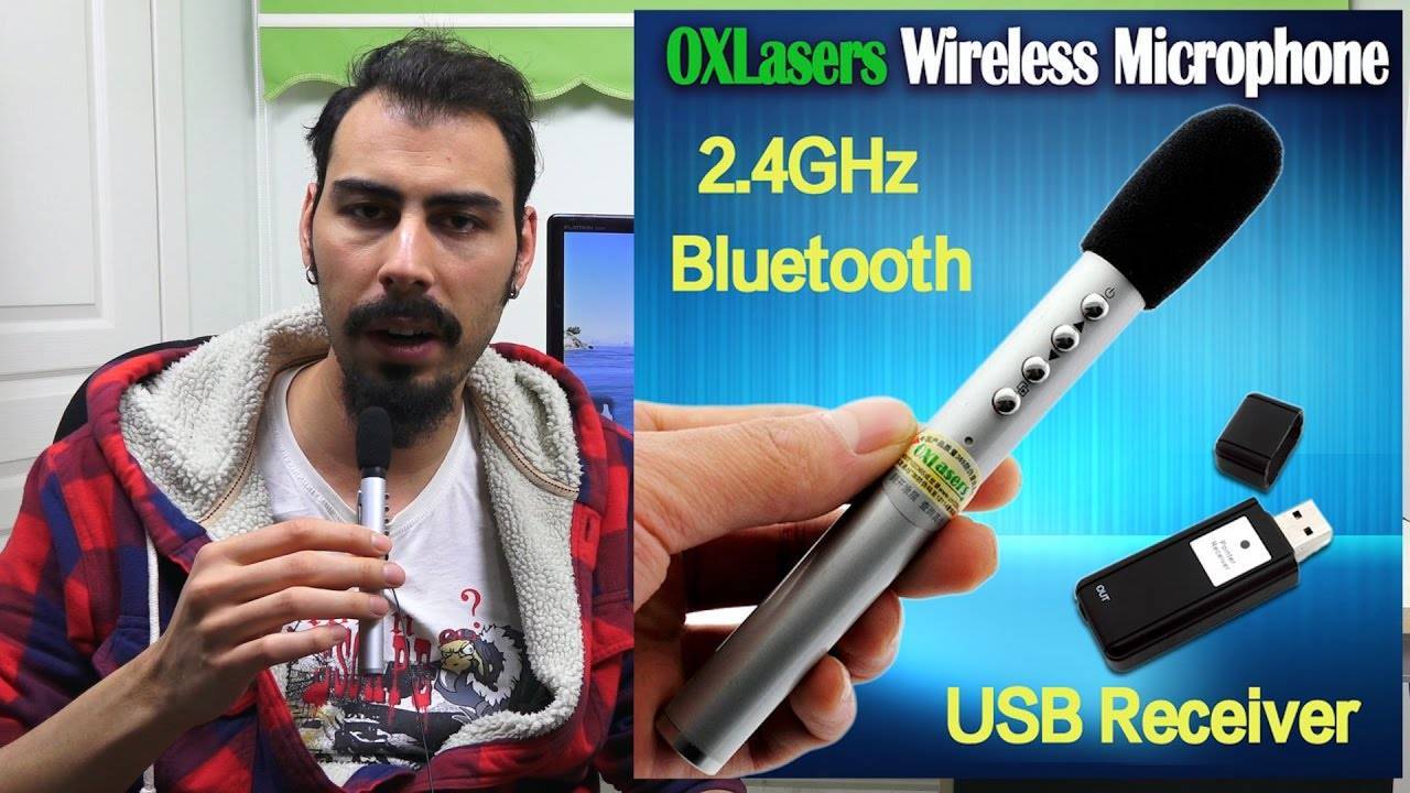 Yayın için Mikrofon-OXLasers 2.4G Mini Taşınabilir Kablosuz Mikrofon İnceleme
