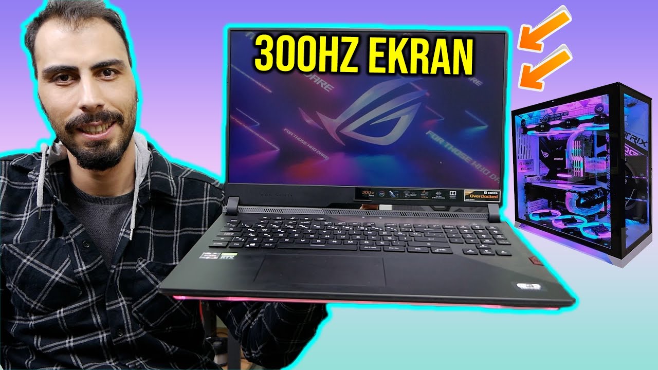 Masaüstü PC Gücünde Laptop Yapmışlar! RGB Işıklı Rog Strix Scar 17 G733QS (Yazılım ve Oyun)