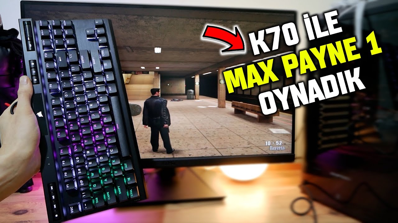 Max Payne 1&2 Remake Duyuruldu! TKL Klavye ile Max payne 1 Oynadım