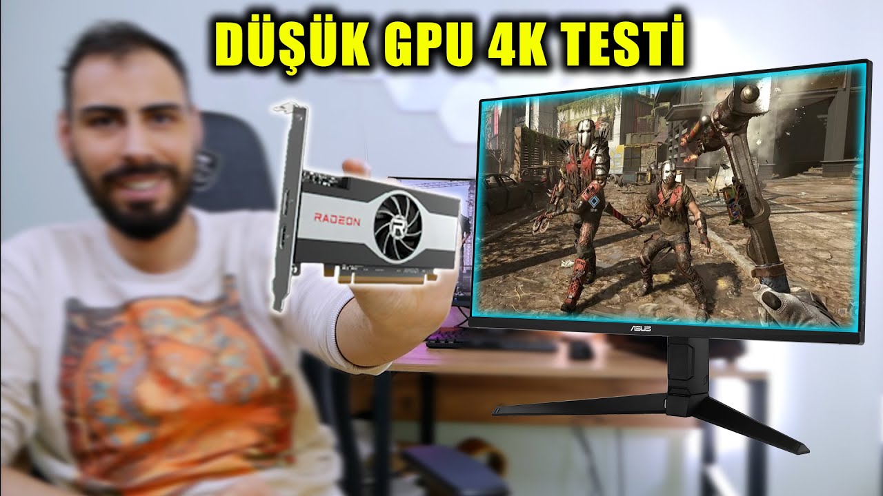 Düşük Ekran Kartında 4K Oyun ve Film Açarsak Ne Olur? RX 6400  - Asus VG28U İnceleme (H265 VP9)