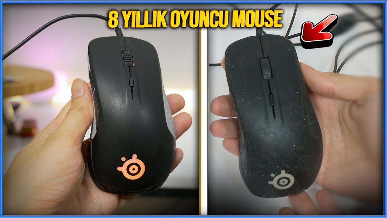 Terkedilmiş Dünyanın En Kirli Oyuncu Faresini Yeniledim! 8 Yıllık Steelseries Mouse